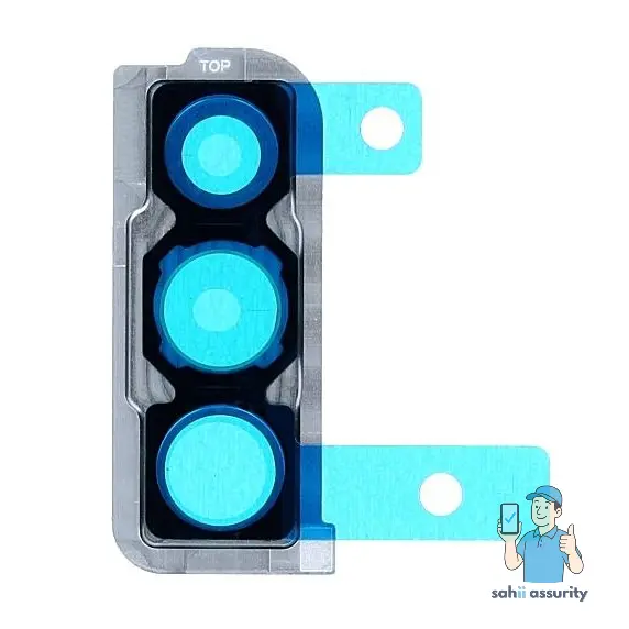 Camera Lens Glass with Frame for Samsung Galaxy A30s White thumbnail